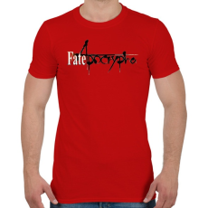 PRINTFASHION Fate/Apocrypha logo - Férfi póló - Piros