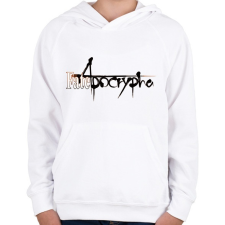 PRINTFASHION Fate/Apocrypha logo - Gyerek kapucnis pulóver - Fehér gyerek pulóver, kardigán