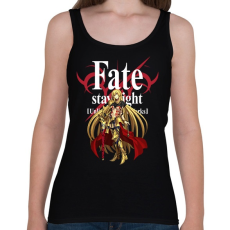 PRINTFASHION Fate stay night - Női atléta - Fekete