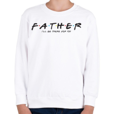 PRINTFASHION Father forever - Gyerek pulóver - Fehér gyerek pulóver, kardigán