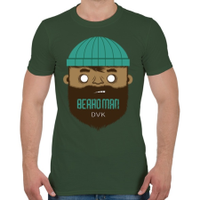 PRINTFASHION Favágó - Férfi póló - Katonazöld férfi póló