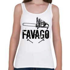 PRINTFASHION favágó - Női atléta - Fehér