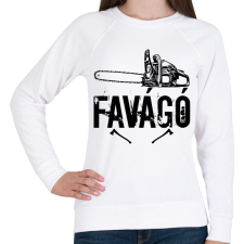 PRINTFASHION favágó - Női pulóver - Fehér női pulóver, kardigán