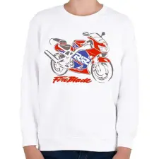PRINTFASHION fb1 - Gyerek pulóver - Fehér gyerek pulóver, kardigán
