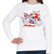 PRINTFASHION fb1 - Női pulóver - Fehér