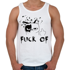 PRINTFASHION fck1 - Férfi atléta - Fehér