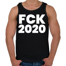 PRINTFASHION Fck 2020 - Férfi atléta - Fekete