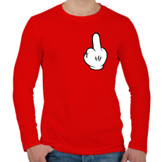 PRINTFASHION FCK logo - Férfi hosszú ujjú póló - Piros