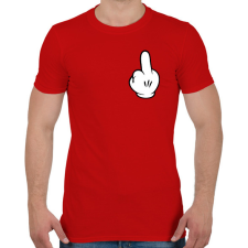 PRINTFASHION FCK logo - Férfi póló - Piros férfi póló