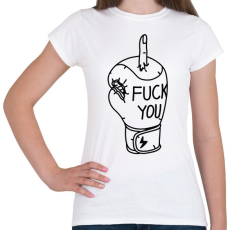 PRINTFASHION FCK tatto - Női póló - Fehér