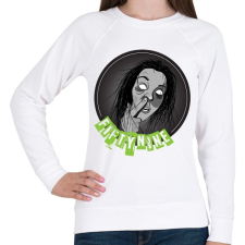 PRINTFASHION fckofffiftyninegreen-01.png - Női pulóver - Fehér női pulóver, kardigán