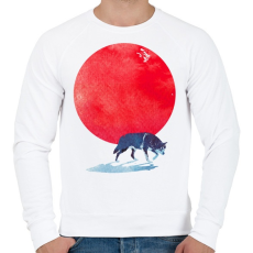 PRINTFASHION Fear the red - Férfi pulóver - Fehér