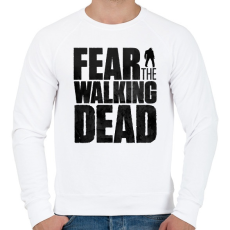 PRINTFASHION fear the walking dead - Férfi pulóver - Fehér