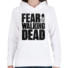 PRINTFASHION fear the walking dead - Női kapucnis pulóver - Fehér