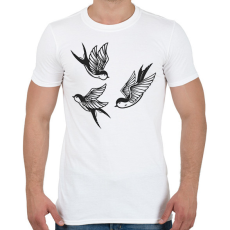 PRINTFASHION fecske - Férfi póló - Fehér