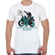 PRINTFASHION Fehér herceg fasza csávó - Férfi póló - Fehér férfi póló