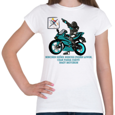 PRINTFASHION Fehér herceg fasza csávó - Női póló - Fehér