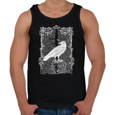 PRINTFASHION Fehér Holló - Férfi atléta - Fekete