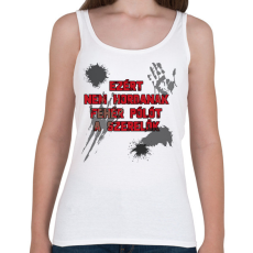 PRINTFASHION Fehér póló - Női atléta - Fehér