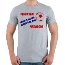 PRINTFASHION Fehérvári drukker - Férfi póló - Sport szürke férfi póló