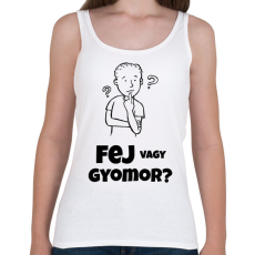 PRINTFASHION FEJ VAGY GYOMOR - Női atléta - Fehér