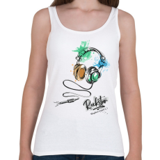 PRINTFASHION Fejhallgató  - Női atléta - Fehér