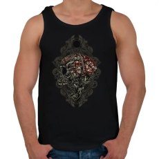 PRINTFASHION Fejvadász - Férfi atléta - Fekete