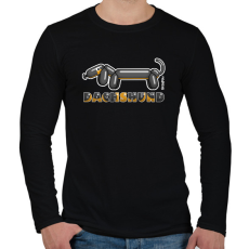 PRINTFASHION Fekete-cser lufitacskó - Férfi hosszú ujjú póló - Fekete