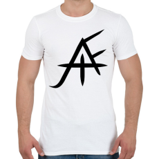 PRINTFASHION fekete jafi szimbólum - Férfi póló - Fehér