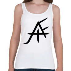 PRINTFASHION fekete jafi szimbólum - Női atléta - Fehér