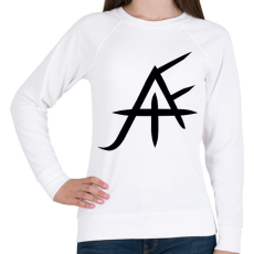 PRINTFASHION fekete jafi szimbólum - Női pulóver - Fehér