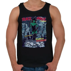 PRINTFASHION Fekete mágia - Férfi atléta - Fekete