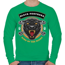 PRINTFASHION Fekete párduc - Férfi pulóver - Zöld férfi pulóver, kardigán