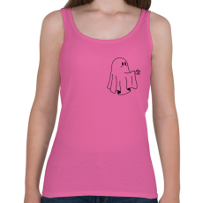 PRINTFASHION Fekete szellem - Női atléta - Rózsaszín