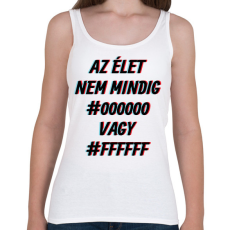 PRINTFASHION Fekete vagy fehér - Női atléta - Fehér