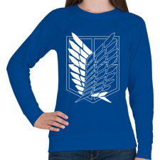 PRINTFASHION Felderítő egység minta (AOT) - Női pulóver - Királykék női pulóver, kardigán