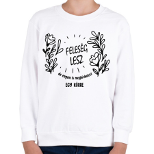 PRINTFASHION Feleség lesz - Gyerek pulóver - Fehér gyerek pulóver, kardigán