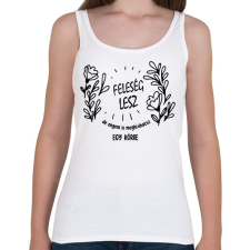 PRINTFASHION Feleség lesz - Női atléta - Fehér női trikó