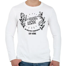 PRINTFASHION Feleség leszek - Férfi hosszú ujjú póló - Fehér férfi póló