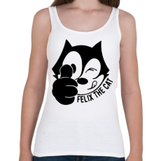 PRINTFASHION Felix the cat - Női atléta - Fehér