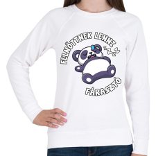 PRINTFASHION Felnőttnek lenni fárasztó - Női pulóver - Fehér női pulóver, kardigán