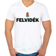 PRINTFASHION Felvidék - Férfi V-nyakú póló - Fehér férfi póló