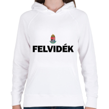 PRINTFASHION Felvidék - Női kapucnis pulóver - Fehér női pulóver, kardigán