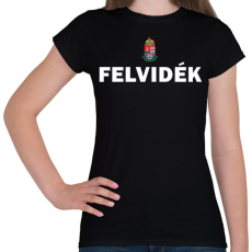 PRINTFASHION Felvidék - Női póló - Fekete
