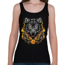 PRINTFASHION FENRIR - Női atléta - Fekete női trikó