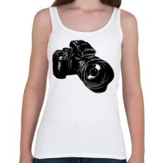 PRINTFASHION Fényképezőgép  - Női atléta - Fehér