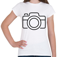 PRINTFASHION fényképezőgép  - Női póló - Fehér női póló