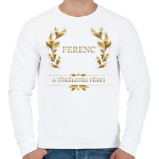 PRINTFASHION Ferenc - Férfi pulóver - Fehér férfi pulóver, kardigán