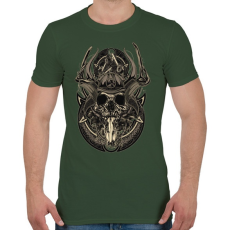 PRINTFASHION Férfi a semmiből...  - Férfi póló - Katonazöld