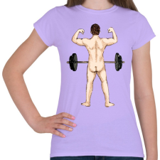PRINTFASHION Férfiasság - Női póló - Viola női póló
